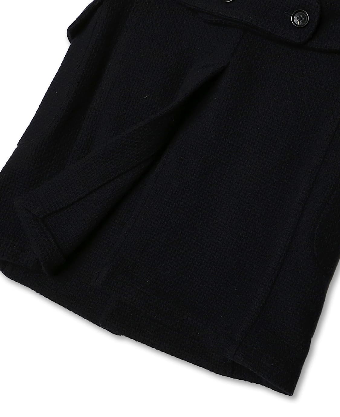 몬테도로 [Montedoro] 다크 네이비 울 나일론 트위드 탑 코트 상품이미지7