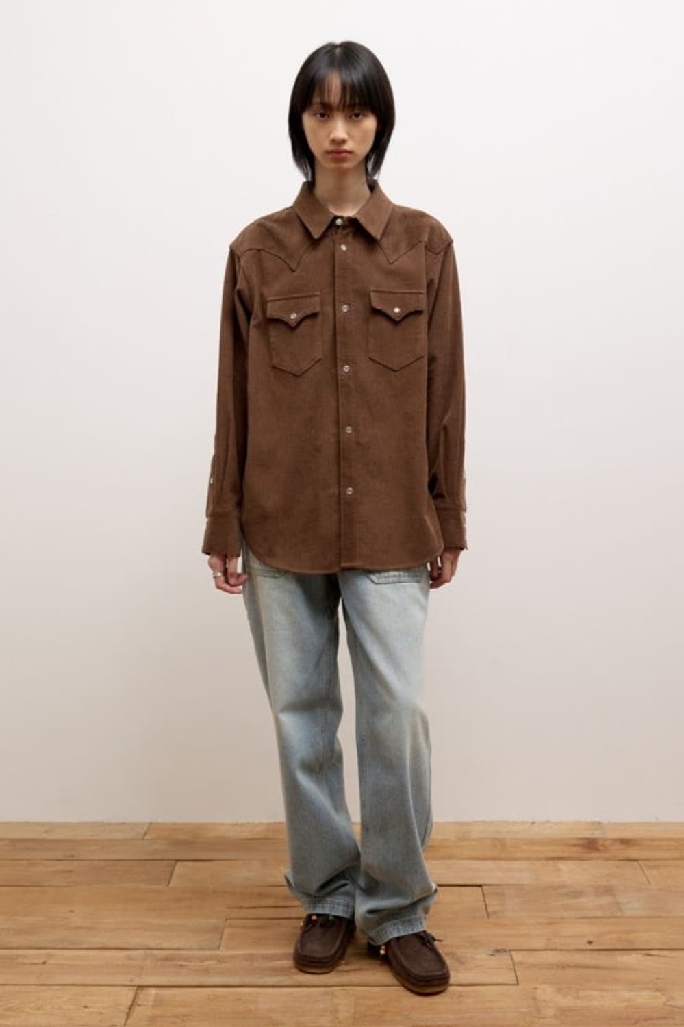 애프터 프레이 웨스턴 코듀로이 셔츠 상품이미지1