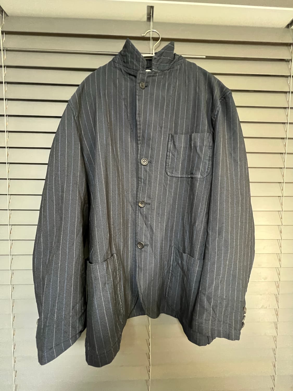 꼼데가르송 옴므 블루 스트라이프 자켓 상품이미지1