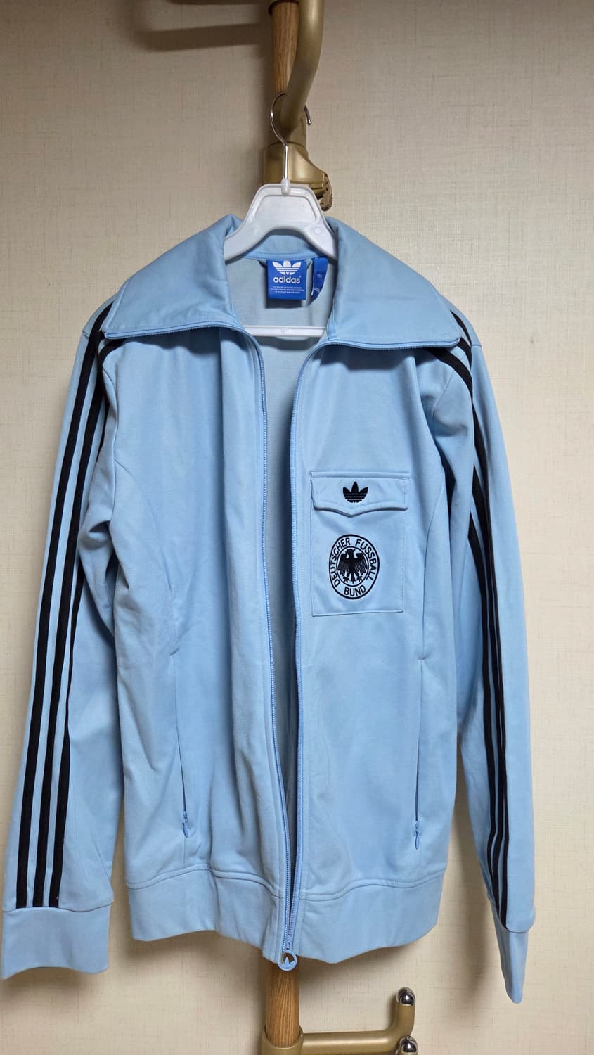아디다스 독일 스카이블루 져지 트랙탑 상품이미지1