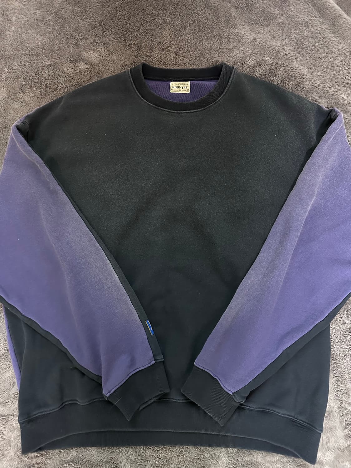 캐피탈 투톤 맨투맨 상품이미지3