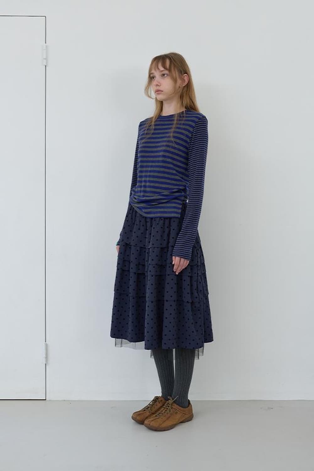 노컨텐츠 멀티 스트라이프 티 상품이미지2