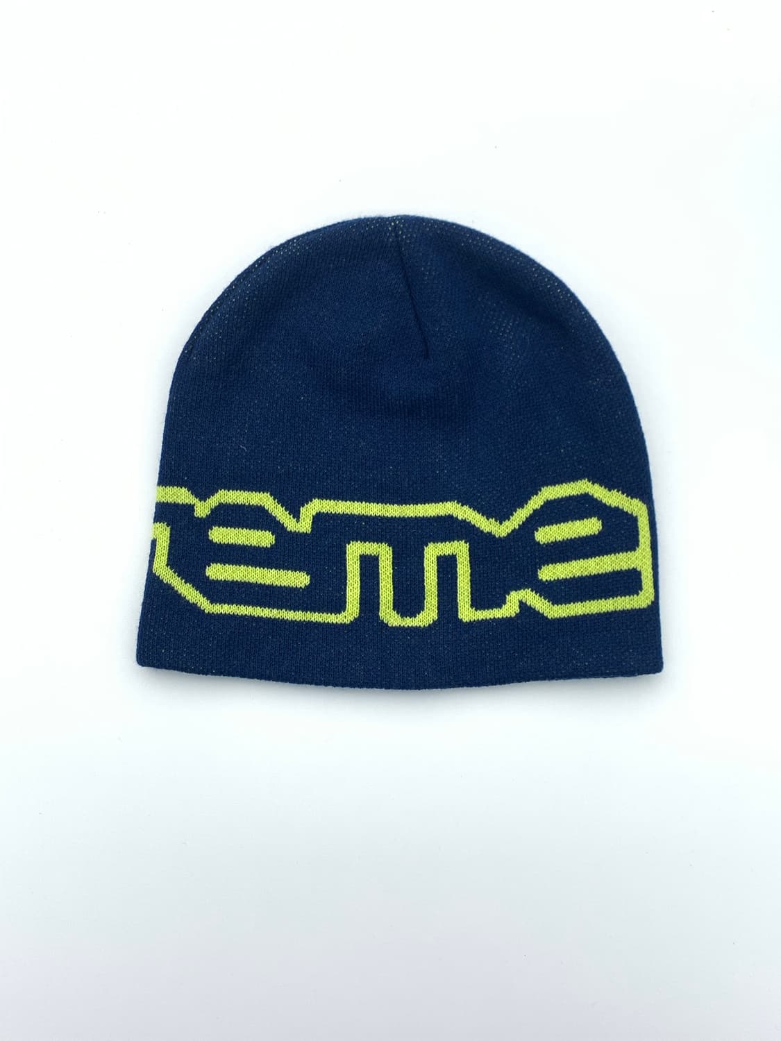 슈프림 21F/W 네이비 랩 로고 비니  상품이미지5