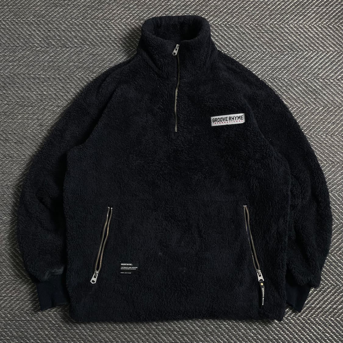 Groove Rhyme 하이넥 쉐르파 플리스 반집업y 4726 상품이미지4