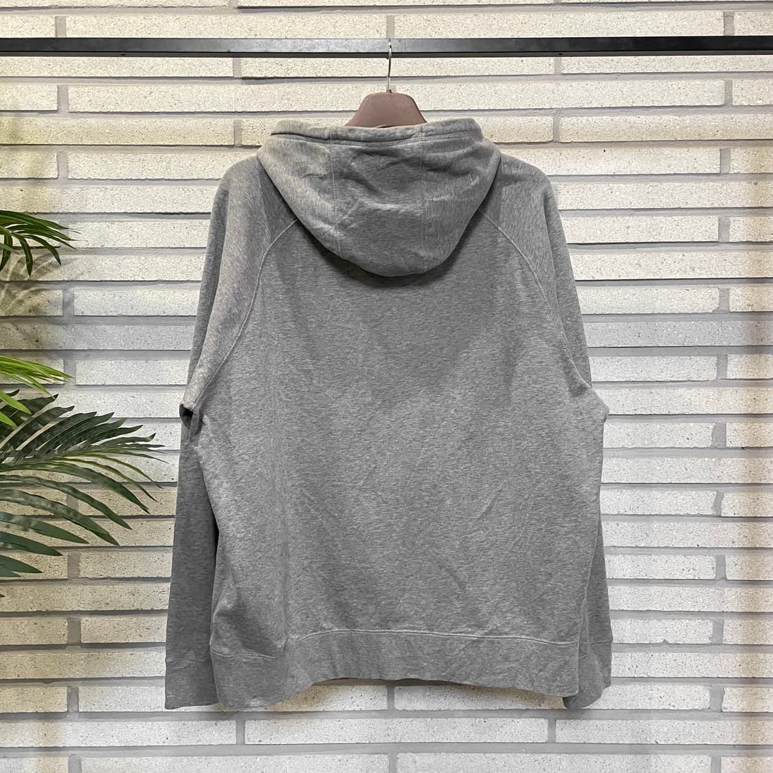 나이키 후드티 네온 그래픽 로고 디테일 디테일 그레이 상품이미지3