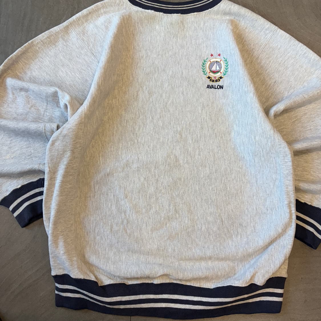 90년대 미국 생산 챔피온 리버스위브 멜란지 스웻셔츠  상품이미지3