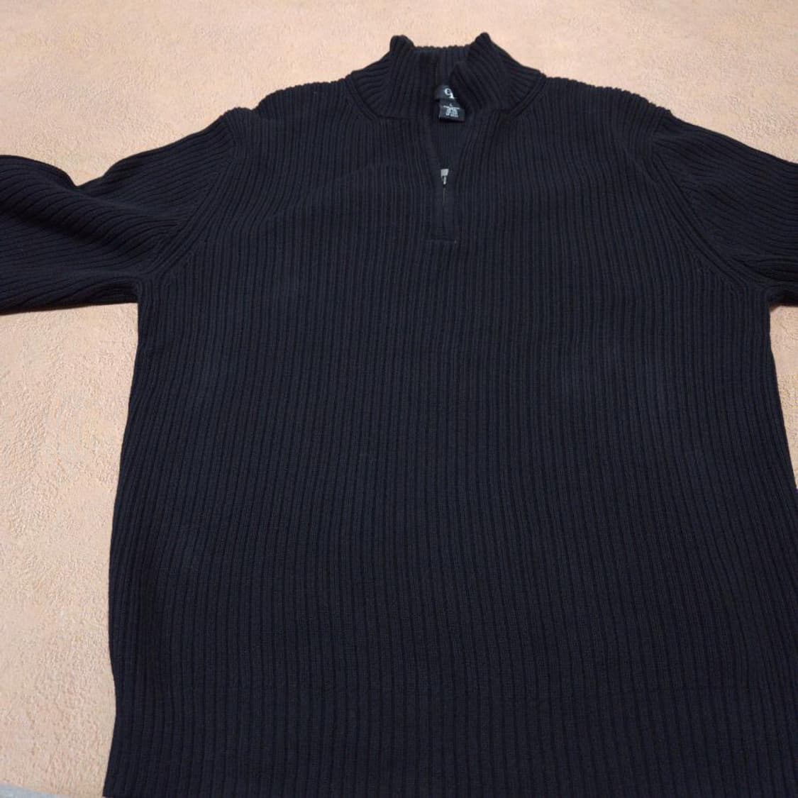 CK 캘빈클라인 코튼 반집업 니트 상품이미지2