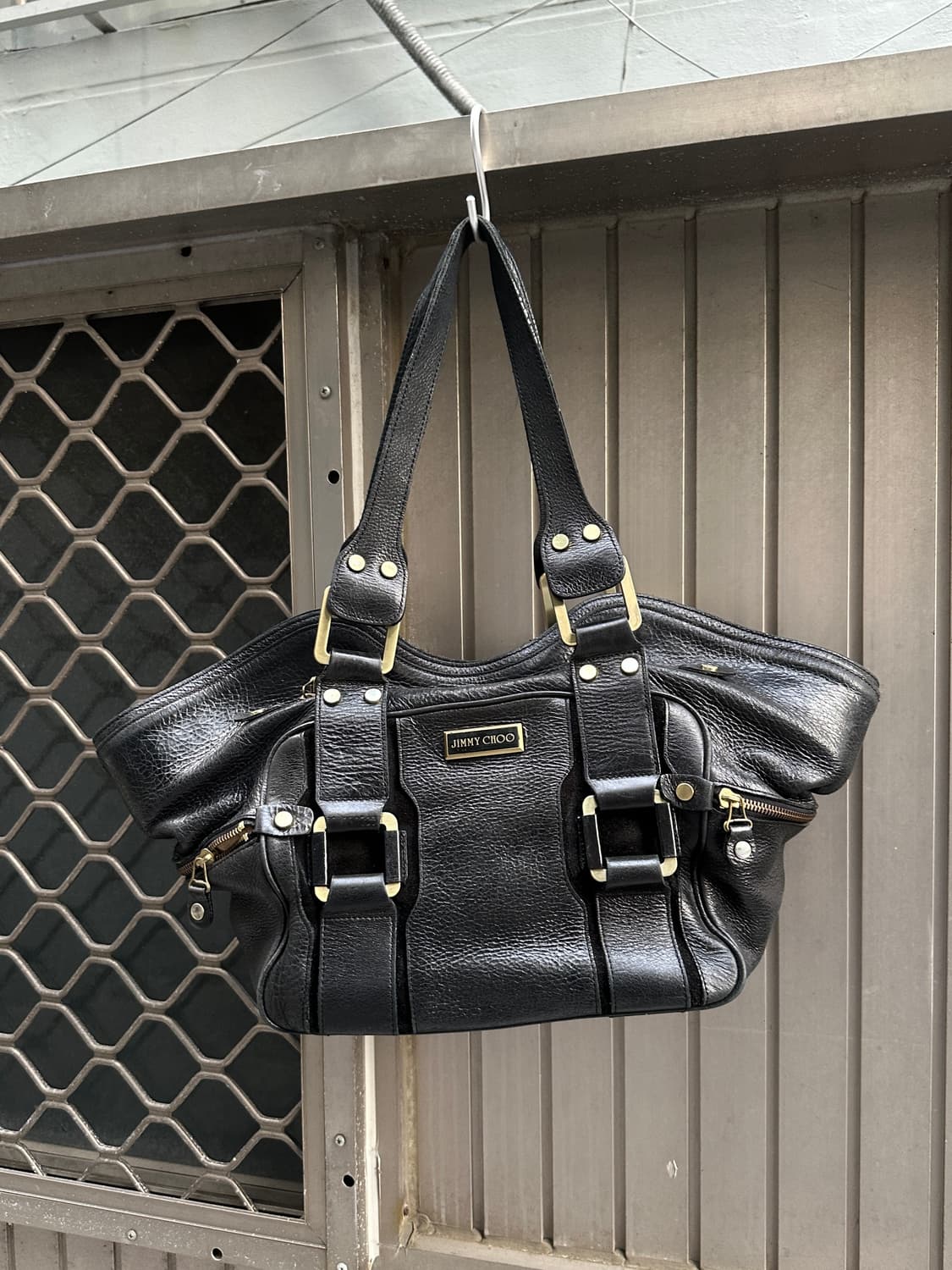 Jimmy Choo old vintage leather bag 상품이미지3