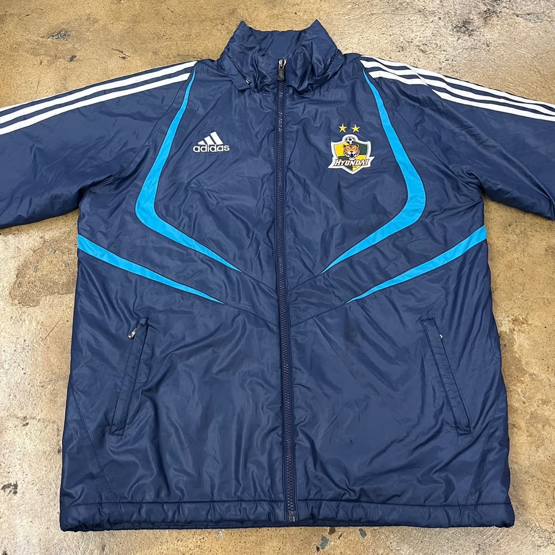 [정품/100] 아디다스 울산현대 올웨더 바람막이 자켓 b15 상품이미지3