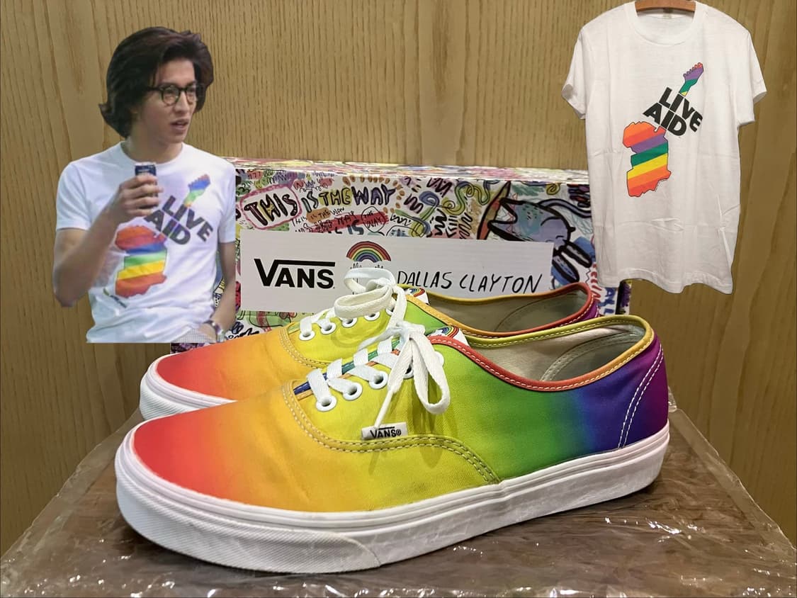 기무라타쿠야 90년대 롱베케이션 LIVE AID 반스 어센틱 290 상품이미지1