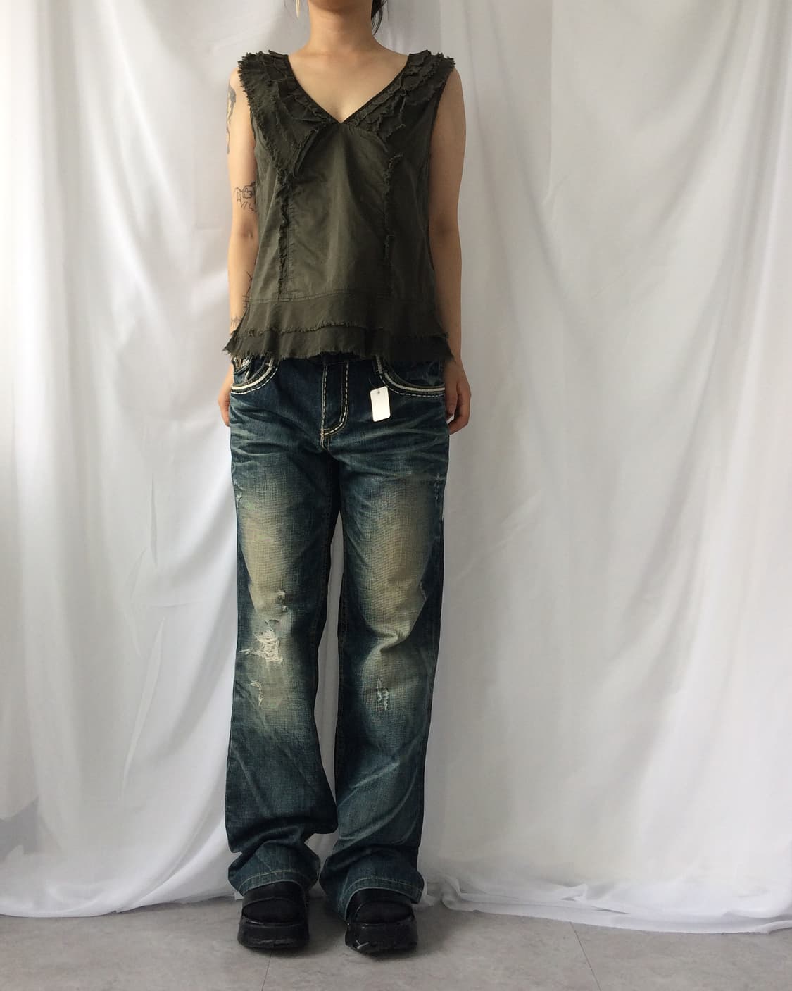 Dna grunge mood sleeveless 상품이미지5
