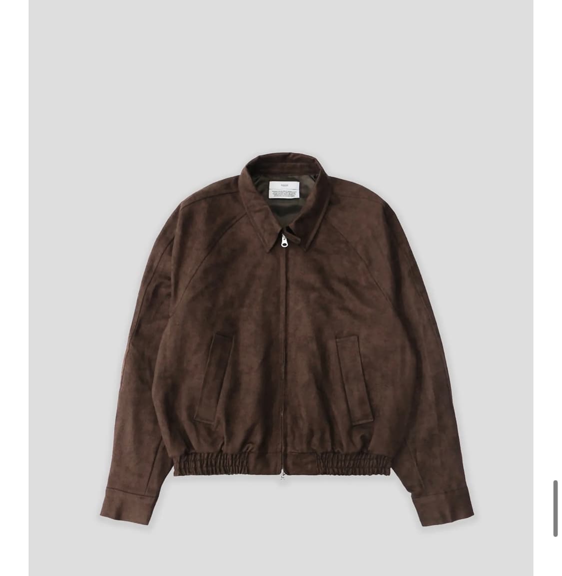 poszer 스웨이드 해링턴 자켓 (브라운) 상품이미지8