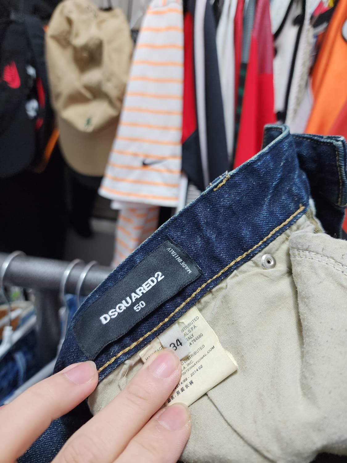 Dsquared2 디스퀘어드 레드패치 쿨가이진 데님 상품이미지8