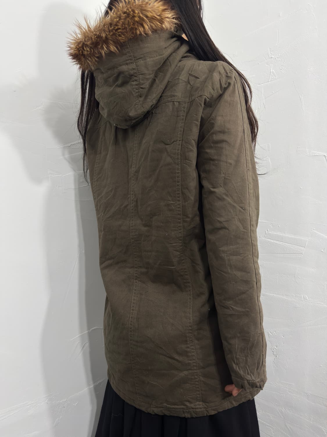 safari fur hood jacket 상품이미지5