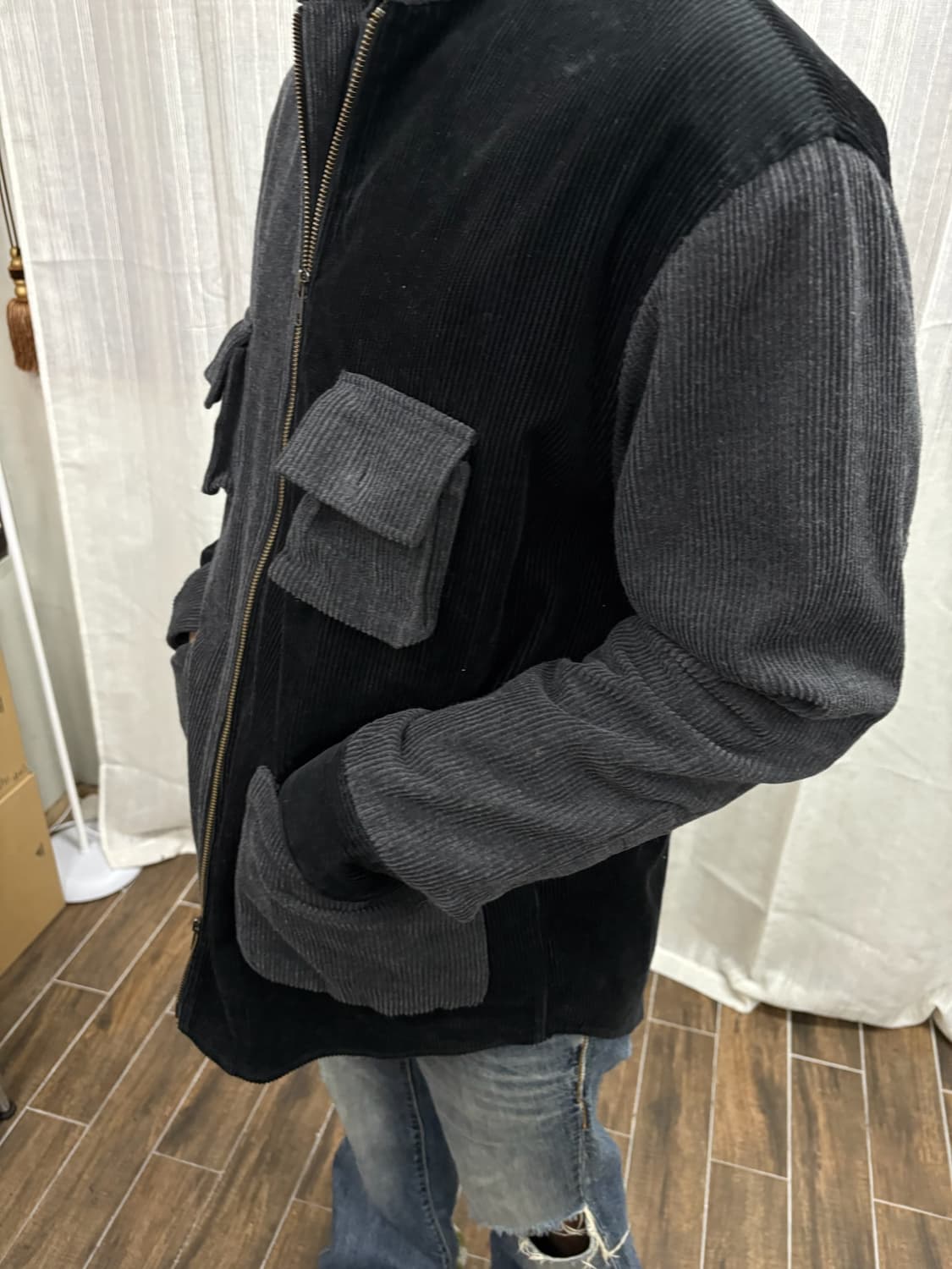 제페니즈빈티니 멜로우 피플 코듀로이 집업 재킷 상품이미지5