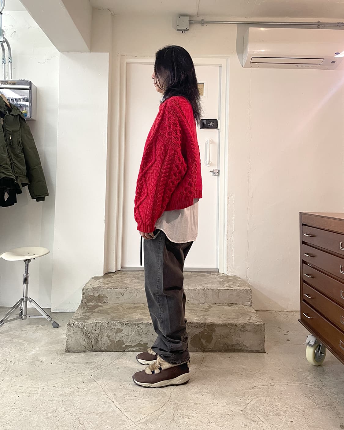 마리아노 Magliano 크루넥 스웨터 S 상품이미지9