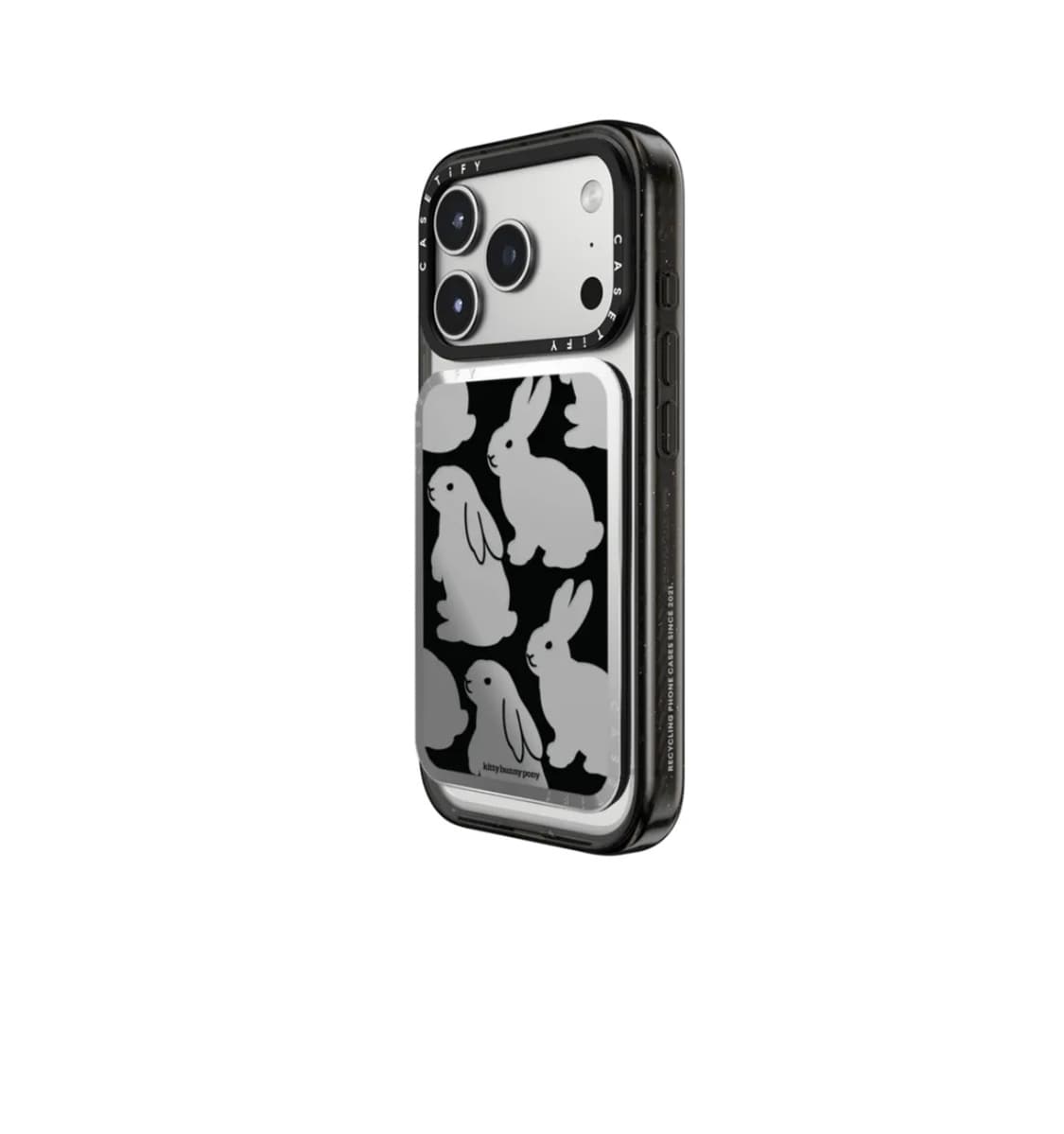 (새상품)아이폰 17프로 케이스티파이 키티버니포니 미러케이스 카드홀더 상품이미지3