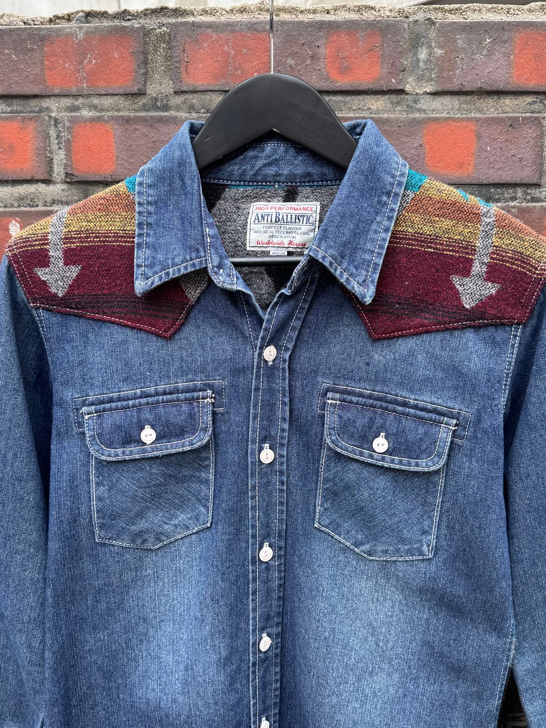 Anti Ballistic 에스닉 웨스턴 데님셔츠 상품이미지4