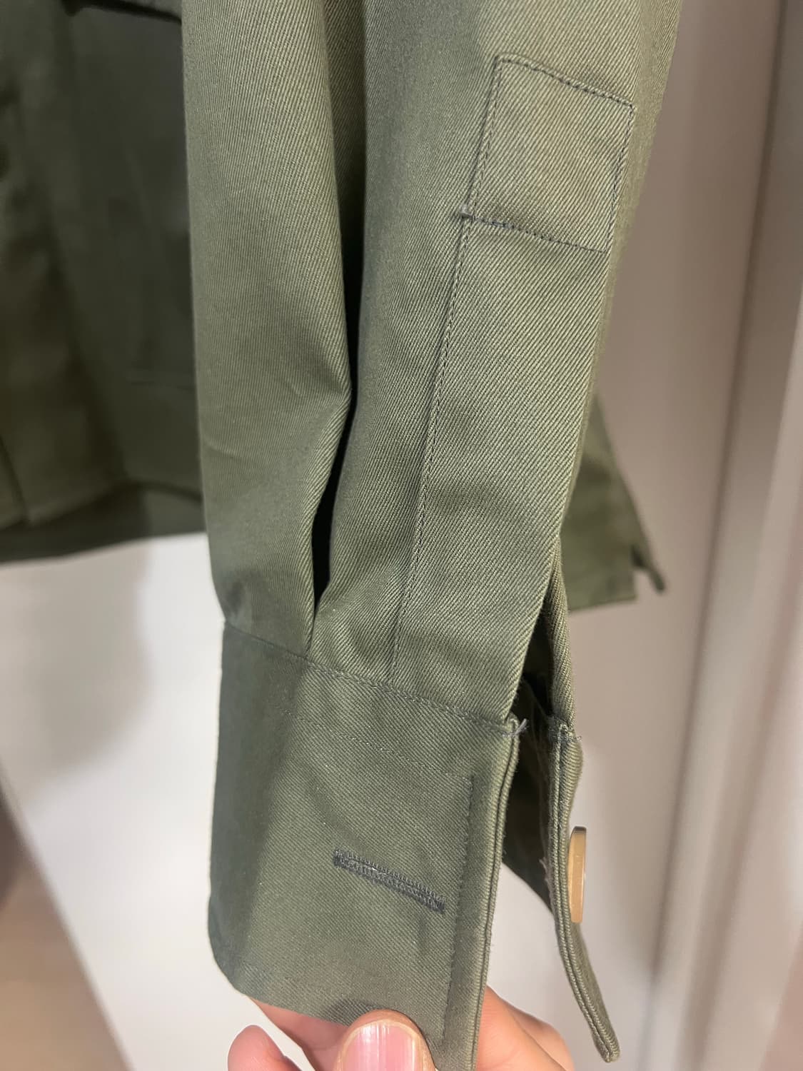 Drake's 드레익스 오버셔츠 자켓 (카키) 상품이미지2