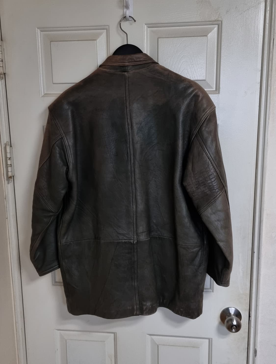 1980 valle mosso palestro Leather Jacket 상품이미지3
