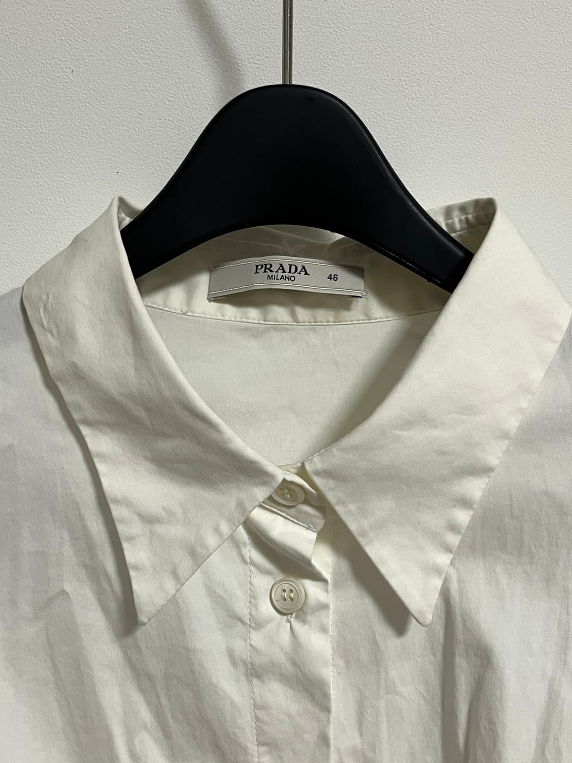 Prada vintage puff sleeve peplum shirt  상품이미지3
