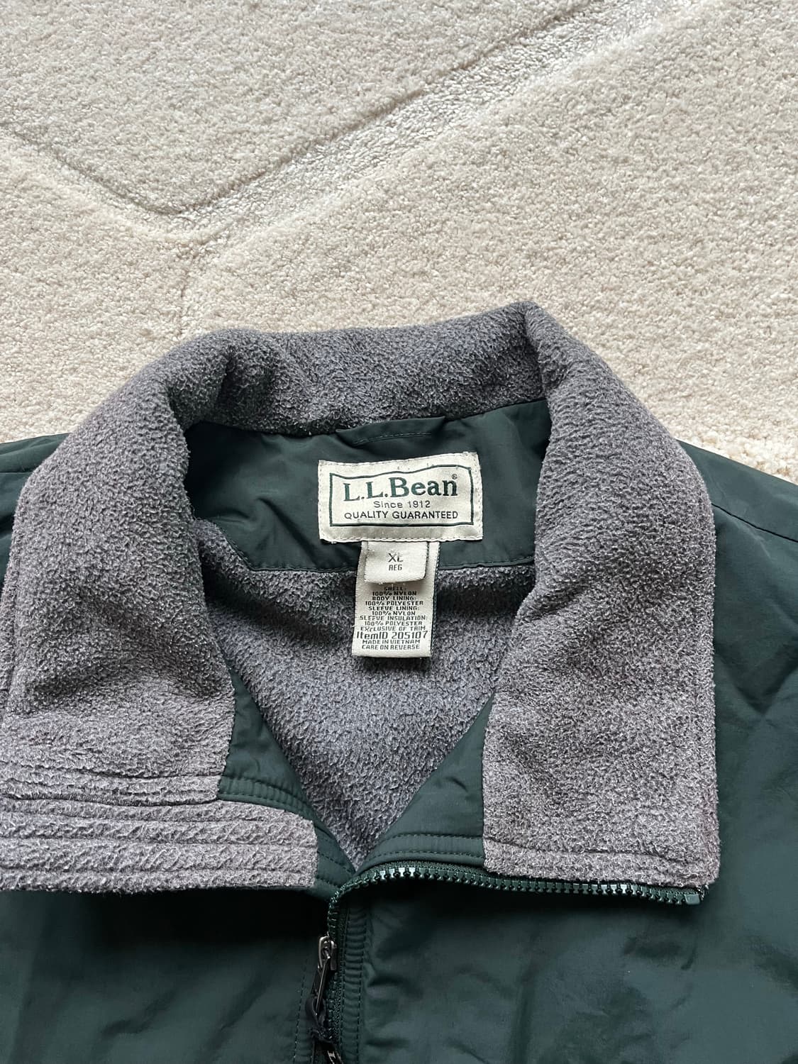 90s 엘엘빈 인슐레이티드 플리스 라이닝 자켓 (105) 상품이미지5