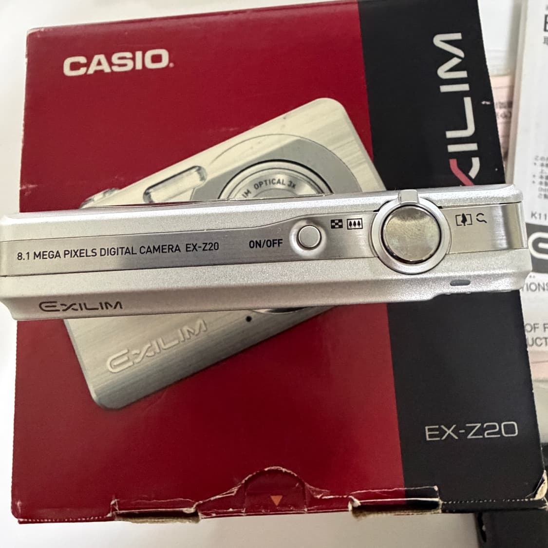 작례O) casio exilim ex-z20 카시오 엑슬림 디카 상품이미지5