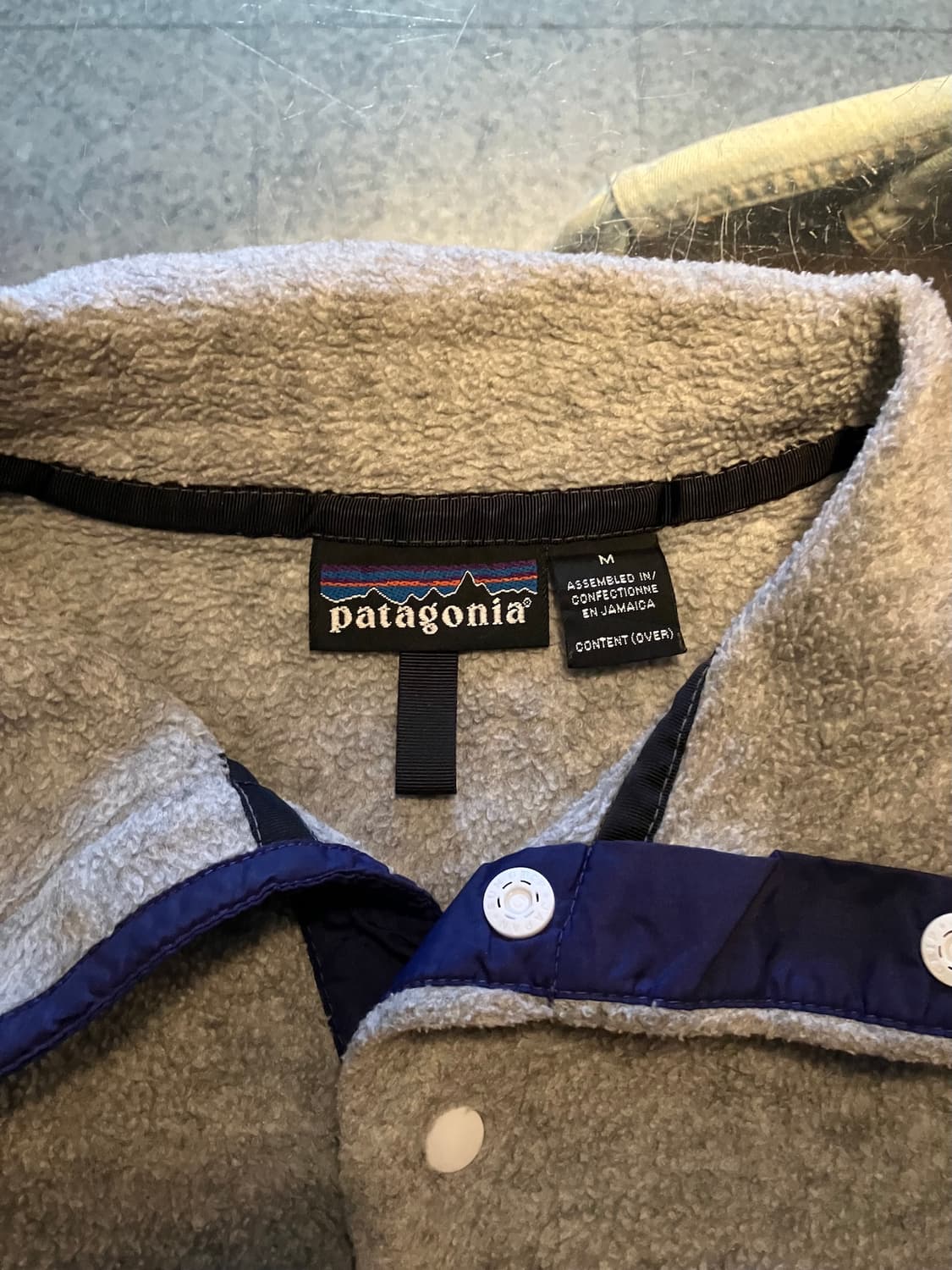 빈티지 파나고니아 신칠라 플리스 스냅티 상품이미지5