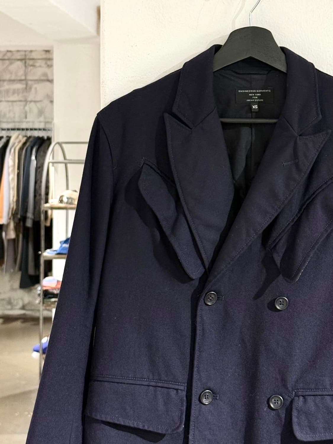엔지니어드 가먼츠 네이비 더블 브레스티드 자켓 상품이미지2