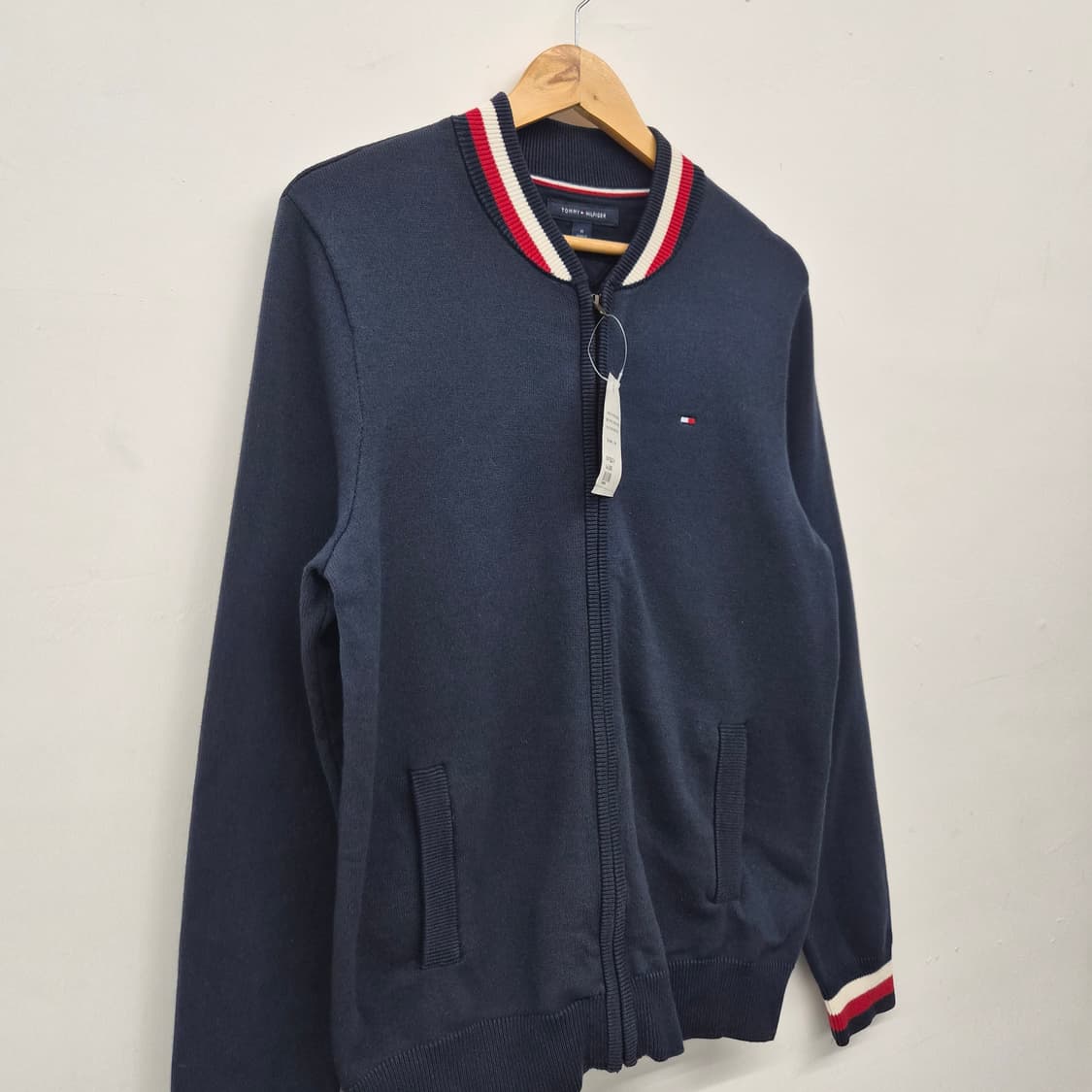 타미힐피거 네이비 집업 가디건 남성 M 상품이미지2