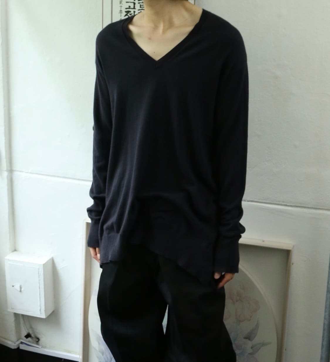 라드 뮤지션 브이넥 니트 상품이미지2