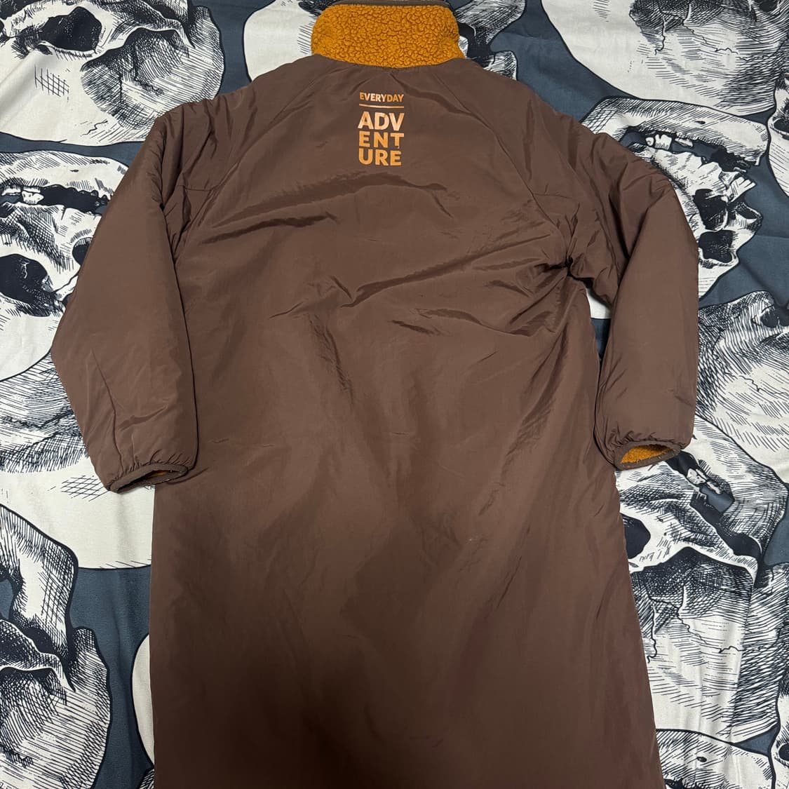 그레고리 뽀글이 양면 롱점퍼 XS사이즈 실착 남성 M 상품이미지2