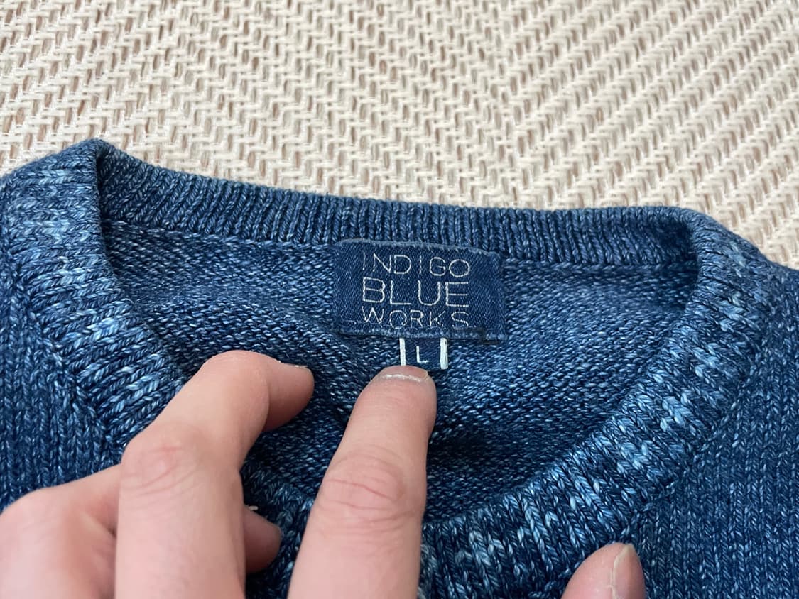 인디고 블루 웍스 버튼 데님 가디건 J03618 상품이미지5