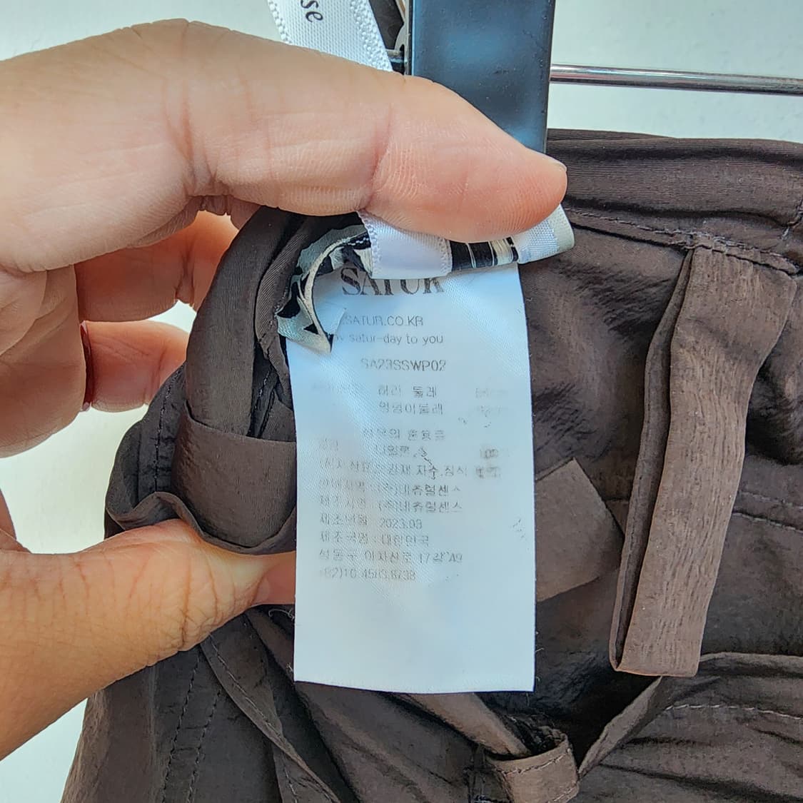 세터 카고 팬츠 브라운 상품이미지9
