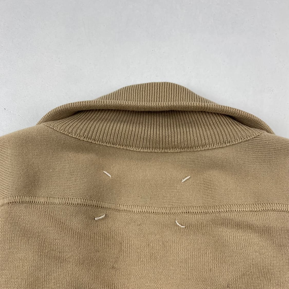 마르지엘라 백 스티치 코튼 니트 집업 (100) 상품이미지3