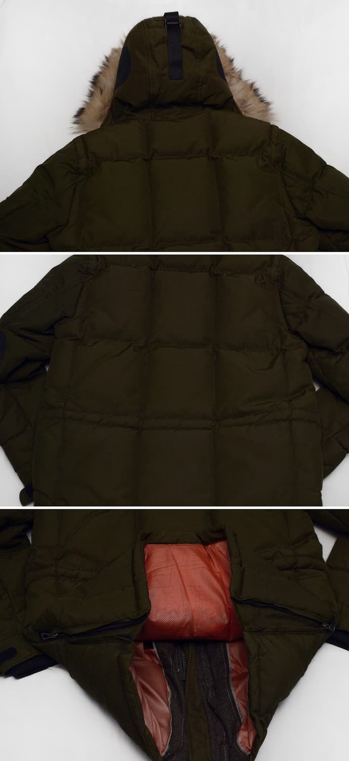 시리즈 (series) 아마록 라쿤퍼 헤비 구스다운 야상 패딩 (100) 상품이미지5