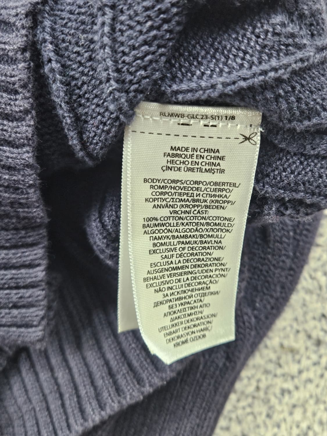 폴로랄프로렌 케이블 니트 스웨터 ( L ) / 11764 상품이미지10