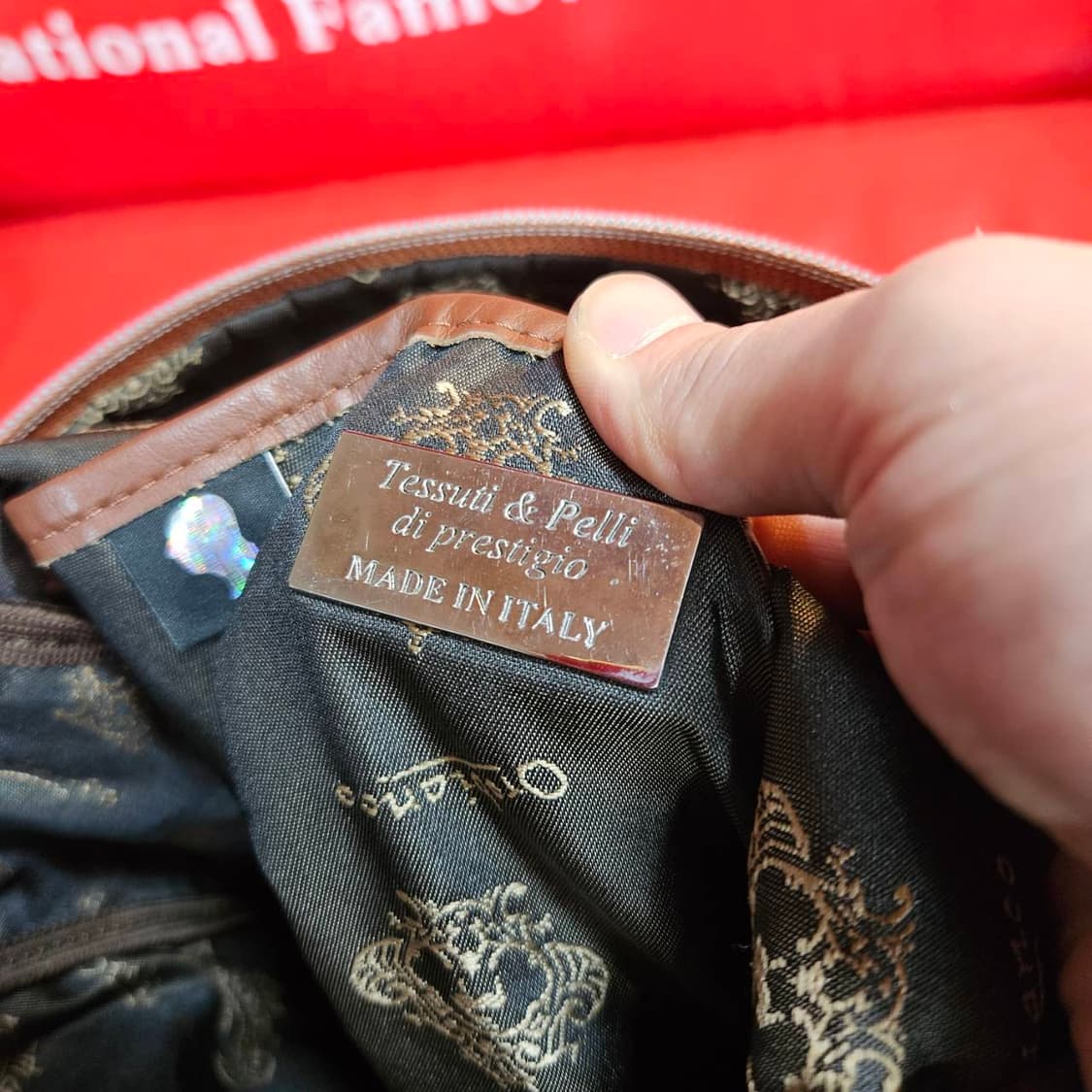 오로비앙코 in Italy 그린 나일론 미니 백팩 상품이미지8