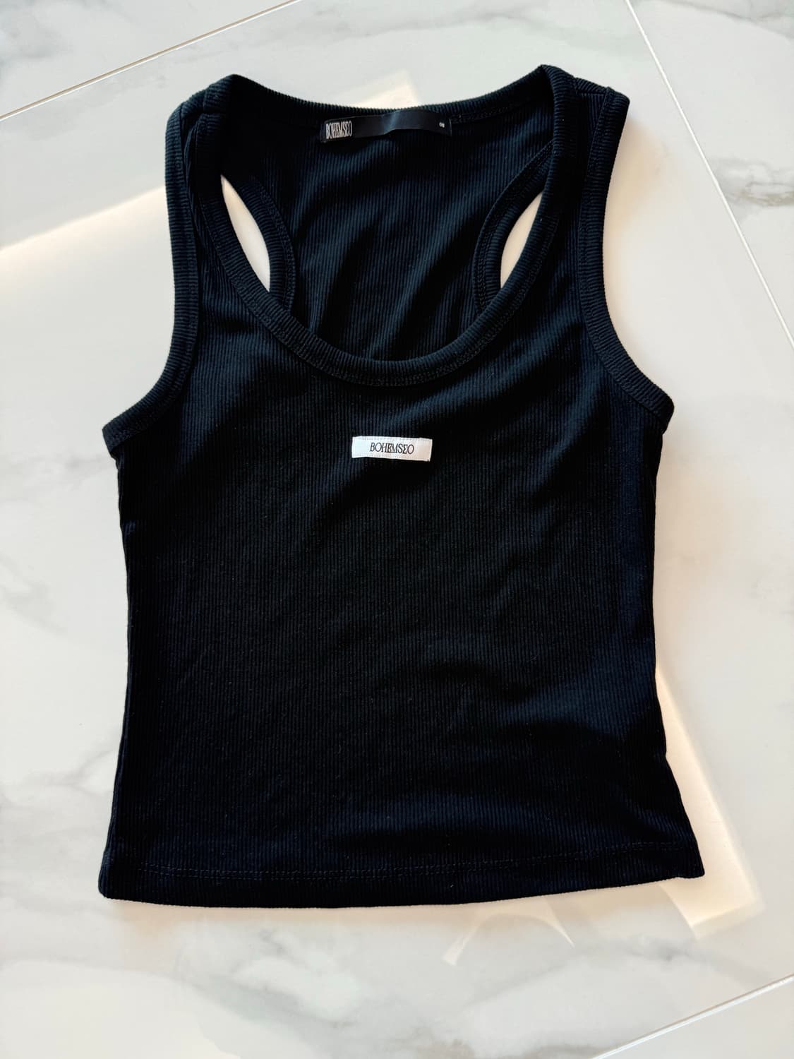 보헤미안서울 슬리브리스 나시 블랙 상품이미지1