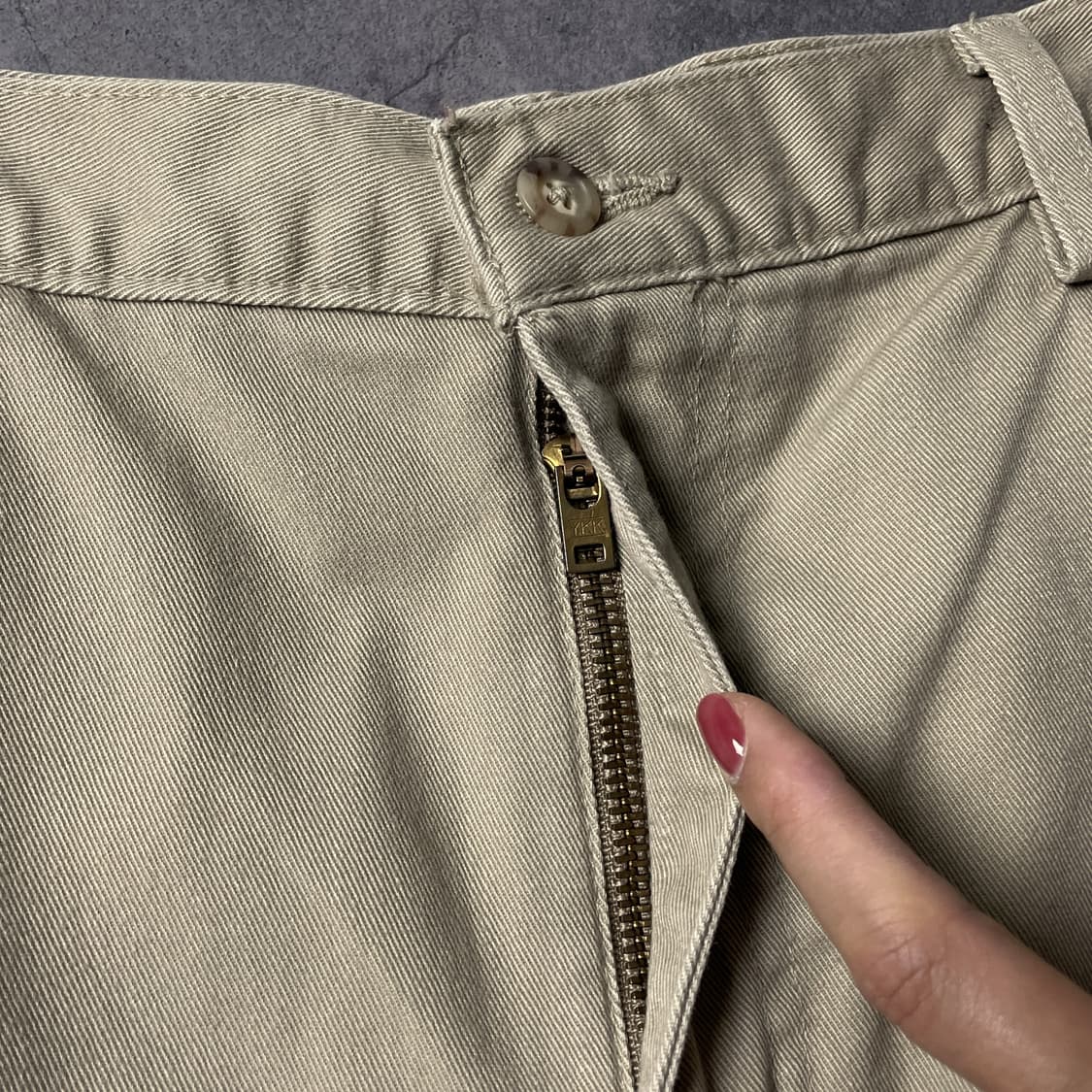 CARHARTT 00s 칼하트B133 베이지 코튼 하프팬츠 A01042 상품이미지3