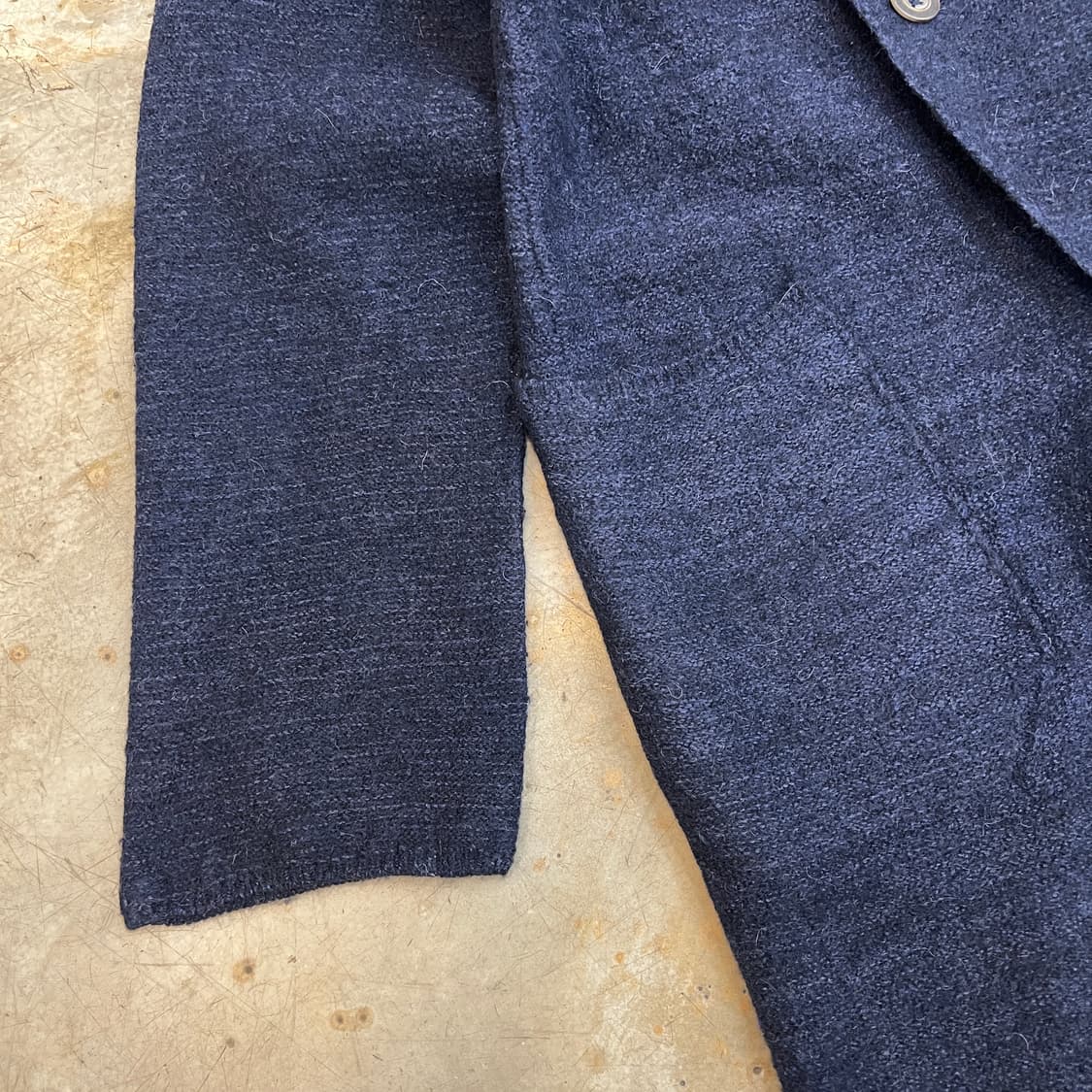 45R 인디고 니트 코트 상품이미지3