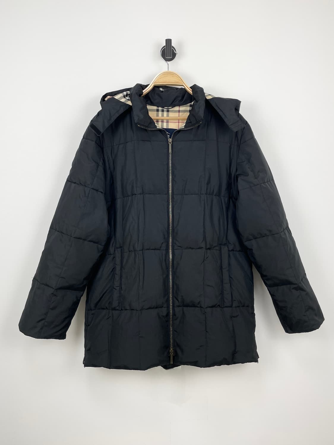 버버리 런던(Burberry London) 노바 체크 후드 퀼팅 자켓 상품이미지2