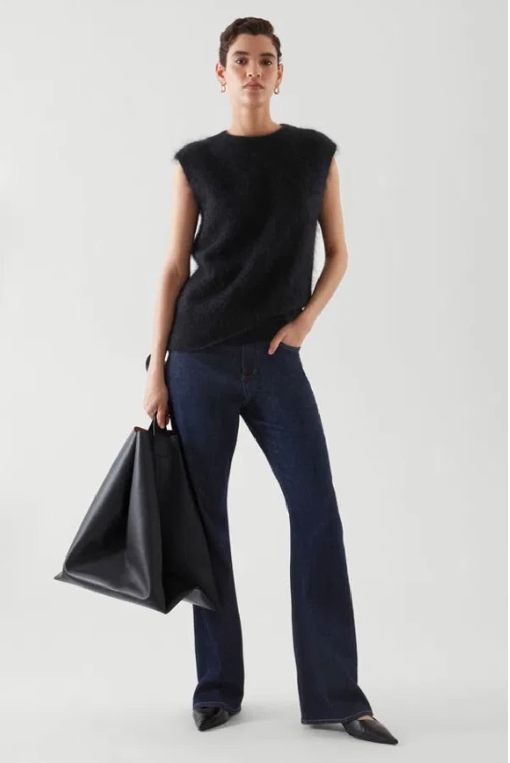 코스 모헤어 니트 베스트 상품이미지1