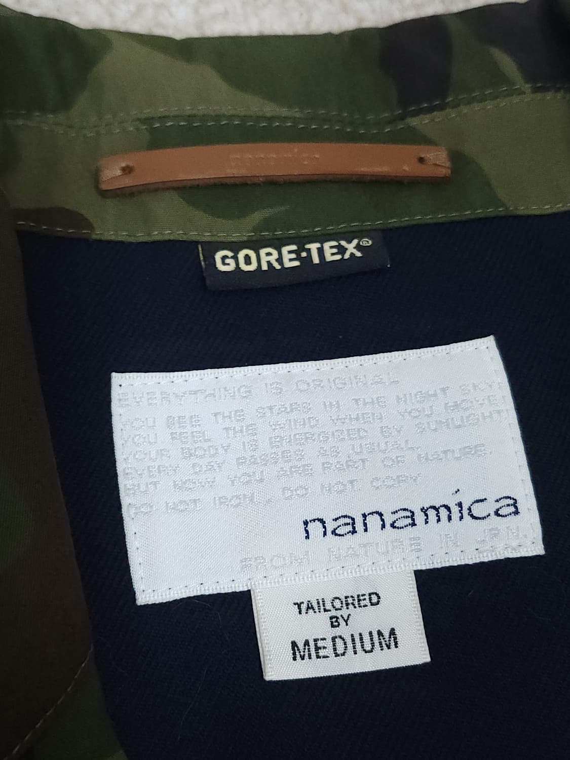 (M)NANAMICA 카모플라쥬 밀리터리 필드 자켓 상품이미지7