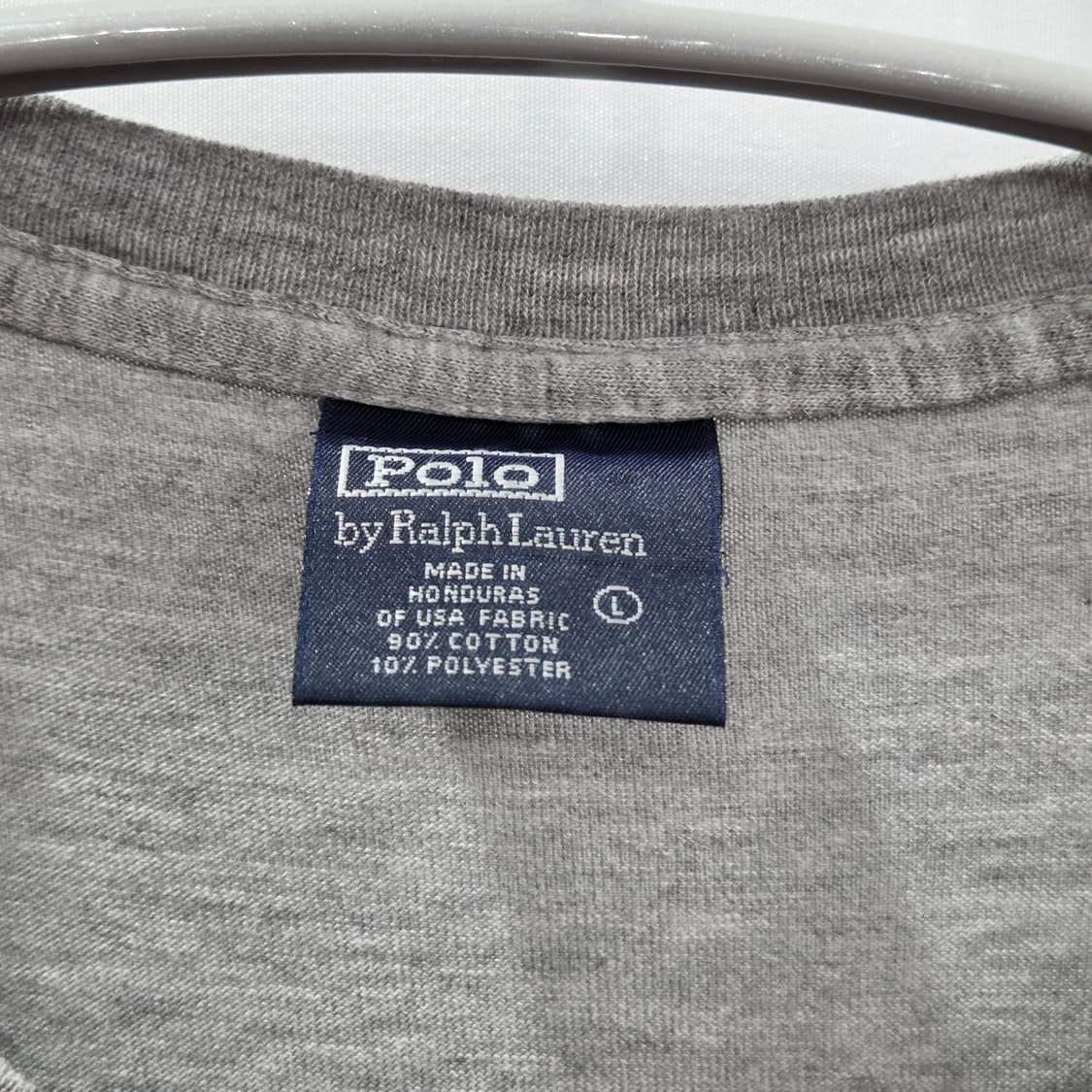 폴로랄프로렌 스몰로고 자수 롱슬리브 그레이 L 상품이미지3