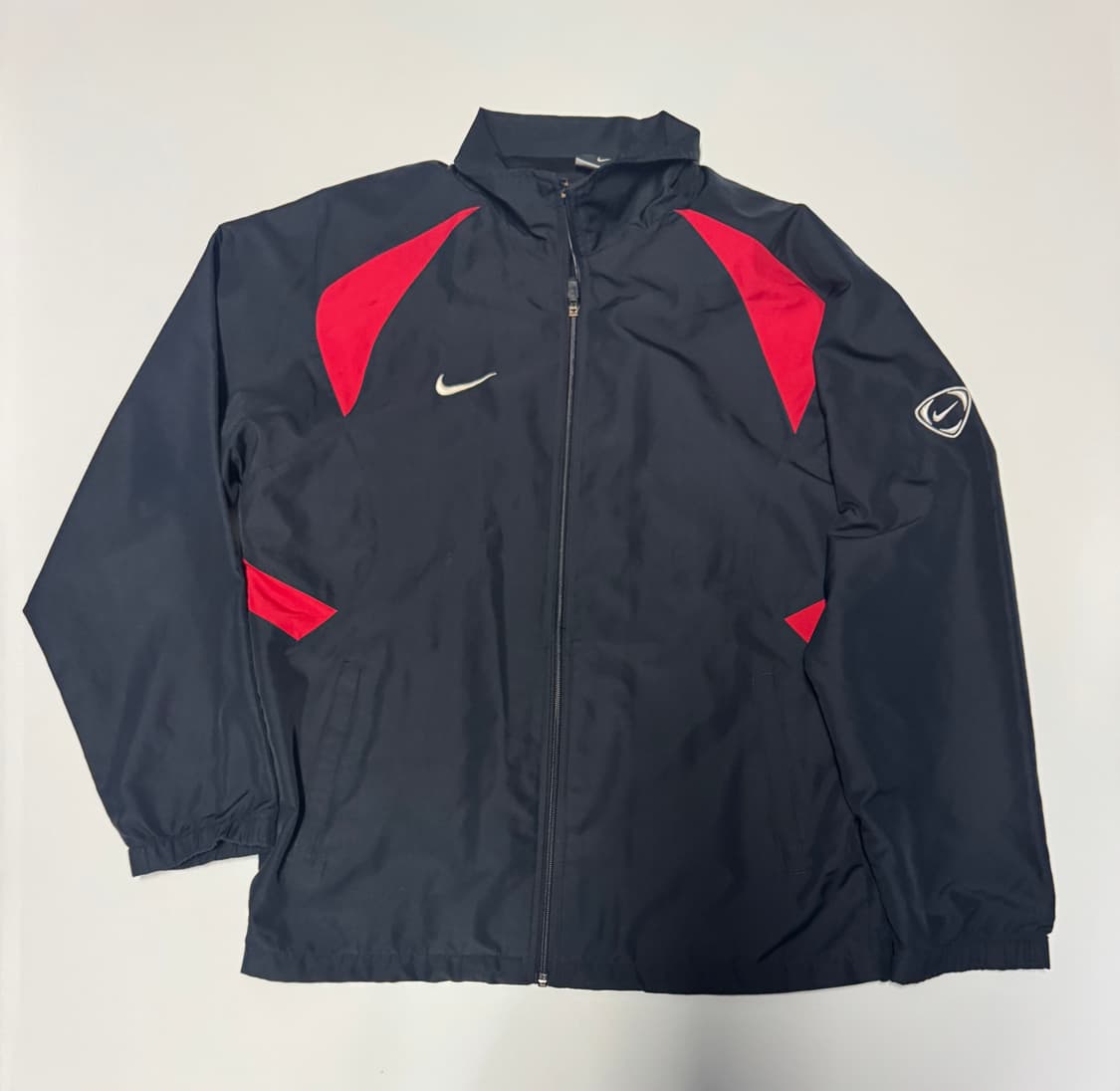 나이키 올드스쿨 검빨 바람막이 자켓 M ~ L 상품이미지1