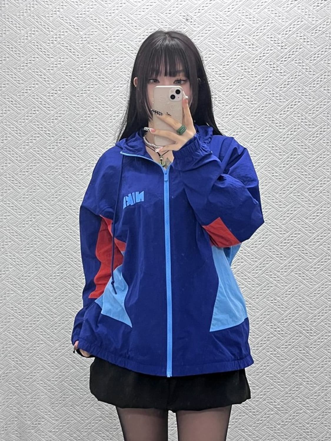 나이키 올드스쿨 레트로 배색 윈드러너 바람막이 자켓 XL C10531 상품이미지2