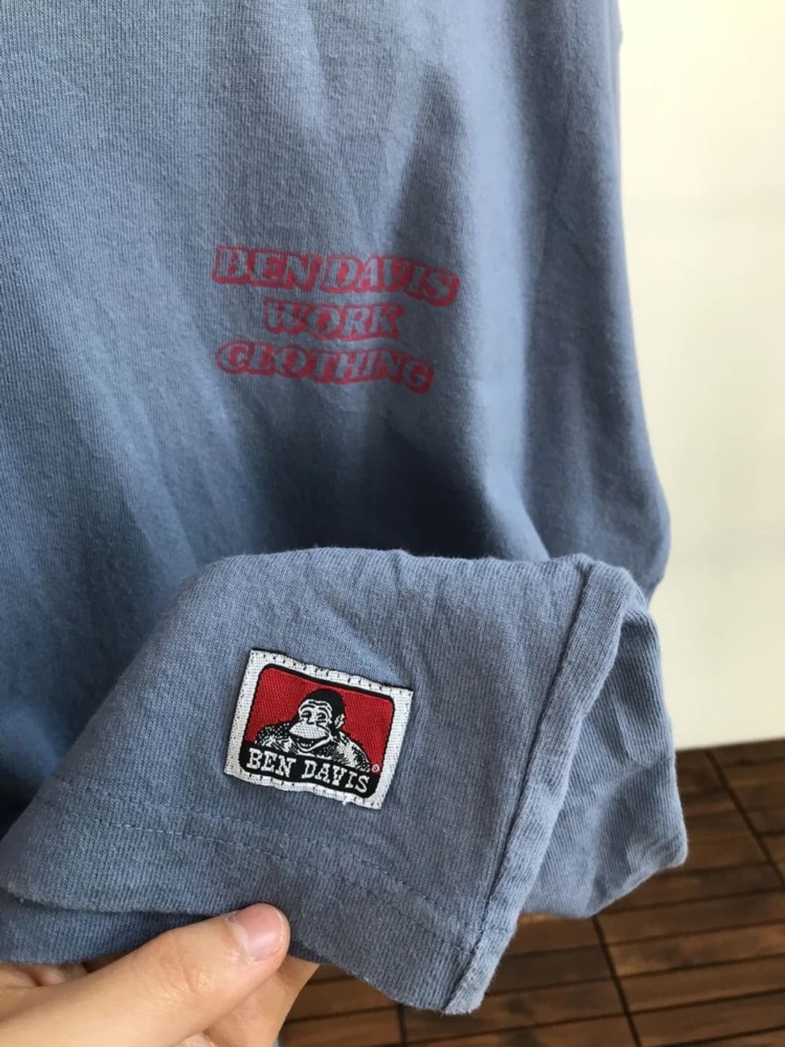 Ben Davis Back Print Gorilla Tee Blue 상품이미지6