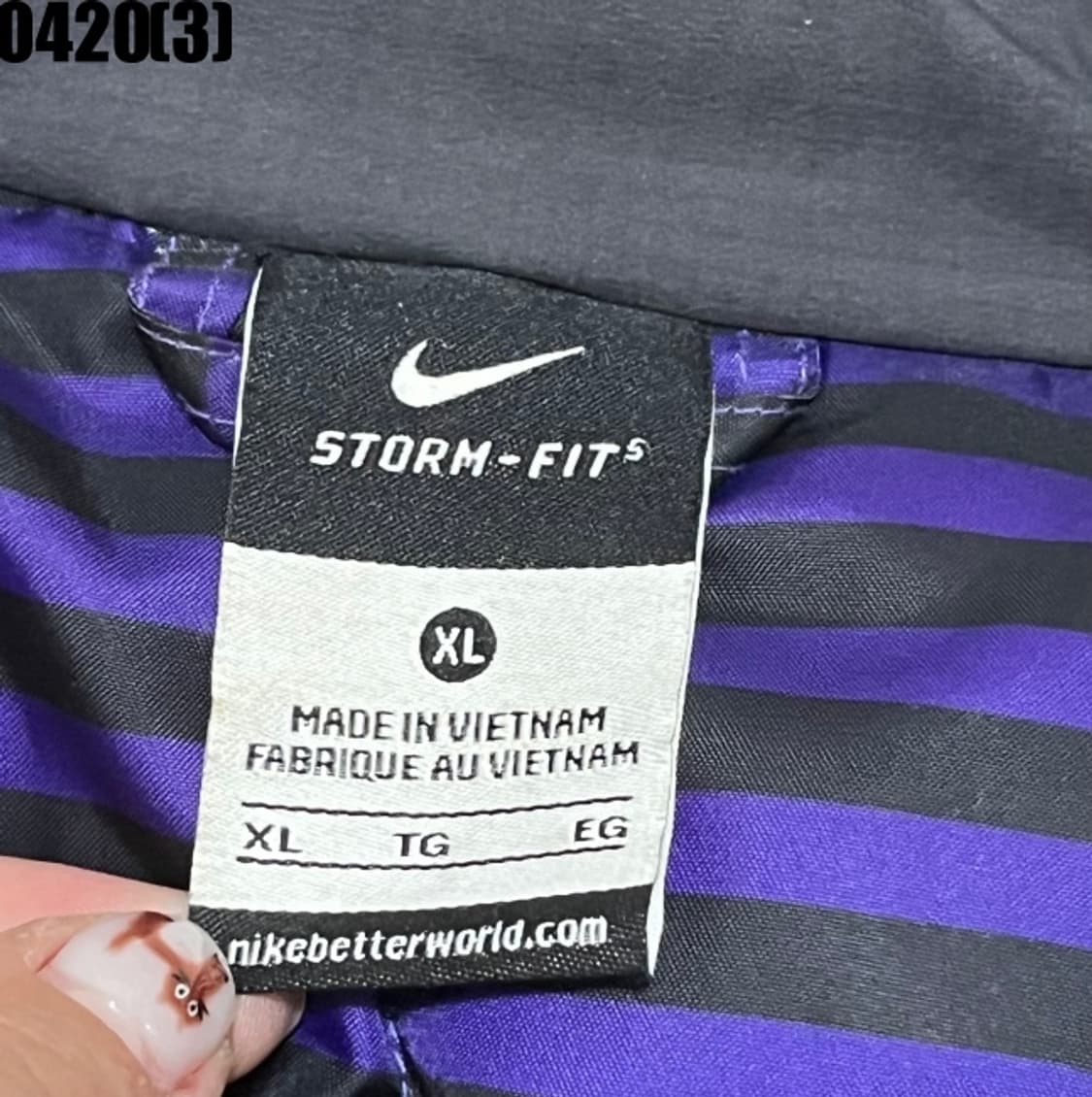 나이키 아스날 패딩 점퍼 상품이미지3