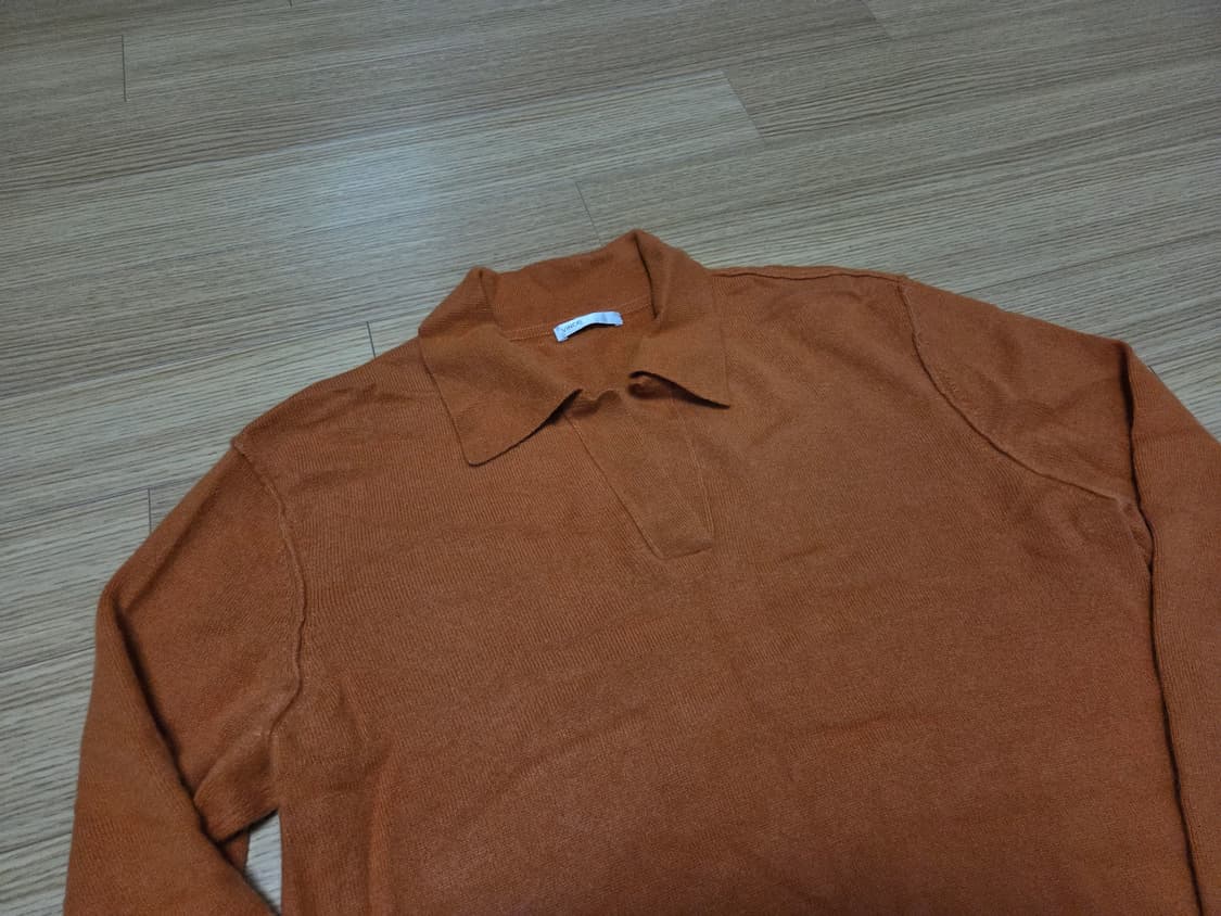 VINCE 밀라노 오픈넥 카라 폴로 니트  상품이미지3